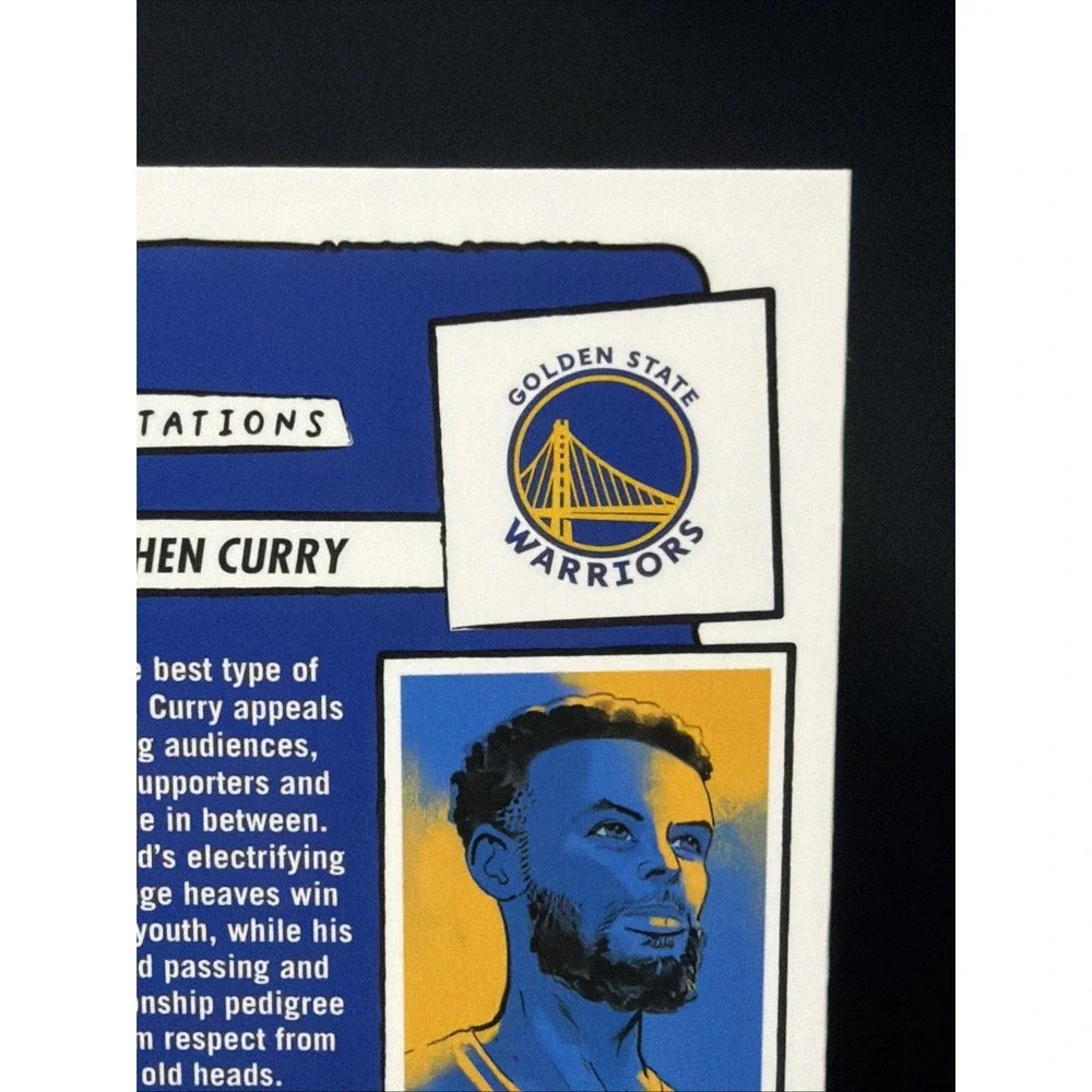 2023-24 Panini Premium Stock Presentations Stephen Curry #2 Warriors Insert GB